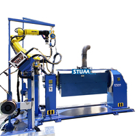 STUAA Solution CLÉ EN MAIN Programmation hors ligne Automatisation robotique Soudage de brides de tuyaux Intégration de robots industriels TIG MIG