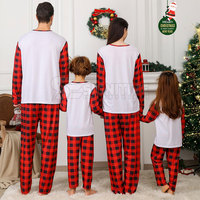 Anpassbare Unisex Winter Baumwolle Nachtwäsche Sets Weihnachten Casual Pyjamas für Erwachsene Babys zum Verkauf Plus Size für Jungen Mädchen