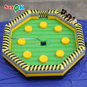 Sayok 7m 23ft <span class=keywords><strong>Jeux</strong></span> gonflables en plein <span class=keywords><strong>air</strong></span> 0.55mm PVC Toxique Meltdown Machine <span class=keywords><strong>de</strong></span> jeu <span class=keywords><strong>gonflable</strong></span> avec souffleur d'<span class=keywords><strong>air</strong></span> - Product Image 4