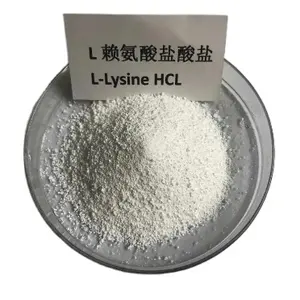 Cas 657-27-2 กรดอะมิโนบริสุทธิ์ L-Lysine Hydrochloride Hcl 98.5% ขั้นต่ํา 99% ฟีดอาหารเกรดโมโน L-lysine Cas 657-27-2