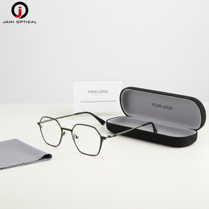 Montures <span class=keywords><strong>de</strong></span> lunettes en métal personnalisables pour hommes avec embouts <span class=keywords><strong>de</strong></span> branches confortables – Vente en gros - Product Image 2
