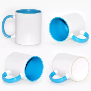 Taza de sublimación blanca de alta calidad al por mayor, taza personalizada de 11 oz, taza de cerámica blanca para sublimación, se puede personalizar con logotipo - Product Image 4