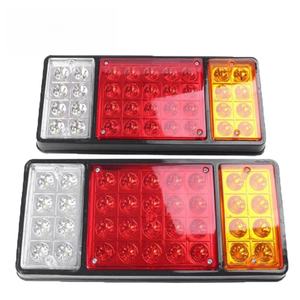 Luz LED Trasera para Camión, 24V/12V, 36 LED, 10W, 1100LM, Luz de Freno, Direccional y de Advertencia para Remolque, Camioneta, Camión, Blanca/Amarilla/Roja - Product Image 1