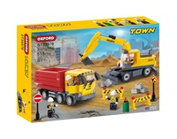 Camion benne excavatrice OXFORD TOWN, ensemble de véhicules de construction urbaine en plastique ABS, créatif, pour enfants, Corée, 7 ans et plus, unisexe