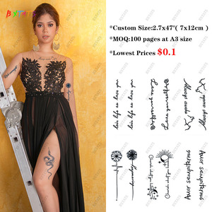 Tatuaje Temporal Personalizado con Tinta <span class=keywords><strong>de</strong></span> Jugo, Dura Media Semana, Semipermanente - Product Image 4