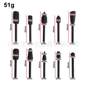 Juego de limas rotativas de diamante Mr Drill, vástago recto de 3mm para amoladora eléctrica, accesorios de bricolaje para carpintería - Product Image 2
