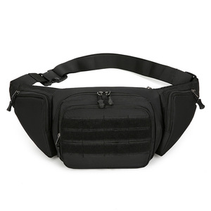 Outdoor Tactical Shoulder <b>Bag</b> Waterproof Canvas <b>Molle</b> Camping Hiking Kettle Pouch Waist Pack <b>Bag</b> Fishing Fanny Pack - Product Image 4