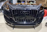 Ensemble de pare-chocs avant Audi Q7 2014 d'occasion avec phares gauche et droit en plastique