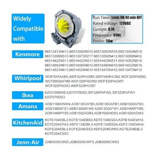 Pompe de vidange pour lave-vaisselle Stol W10876537 120Vac 60Hz 3.5W Remplacement pour W10724439 AP6004843 - Product Image 3