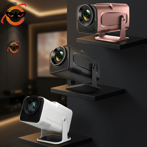 180 Degree Rotating Stand Short <b>Throw</b> Smart Android Projector 1:0.9 for Ceiling Cinema with 57 390 ANSI - Product Image 3