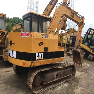 Used ORIGINAL Japan Cat E70B Excavator, Secondhand Caterpillar E70 Excavator construction machine for hot sale