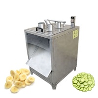 Trancheuse électrique industrielle pour fruits et légumes Machine à trancher les chips de banane multifonctionnelle