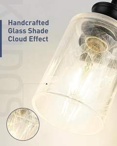 Настенный светильник для ванной комнаты, 3 светильника - Product Image 2