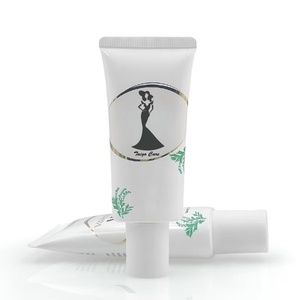 Customized 50ml Plastic Cosmetic Tubes Flat Oval Soft Tube Empty Packaging For Sunblock <b>Sunscreen</b> Cream Tube Cosmetic Pack - Product Image 1