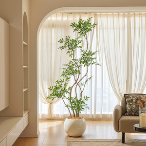 Planta Artificial Alta con Maceta para Decoración del Hogar, Planta Artificial Grande, Bambú Artificial, Decoración de Jardín y Exteriores - Product Image 3