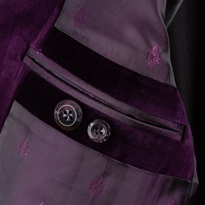 Costume en velours pour <span class=keywords><strong>homme</strong></span>, pantalon <span class=keywords><strong>de</strong></span> costume, design <span class=keywords><strong>de</strong></span> marié, smoking <span class=keywords><strong>de</strong></span> mariage, <span class=keywords><strong>veste</strong></span> <span class=keywords><strong>de</strong></span> smoking, 2 pièces, tenue <span class=keywords><strong>de</strong></span> marié, tenue <span class=keywords><strong>de</strong></span> bal, blazer - Product Image 3