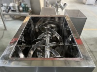 Mélangeur à vis horizontal en acier inoxydable 316L de qualité alimentaire pour épices et poudres, avec pompe de séchage automatique certifiée CE