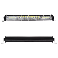 Nouvelle barre lumineuse FDN à double rangée 13'' 120W, barre droite et fine, étanche IP67, faisceau combiné, pour véhicules tout-terrain