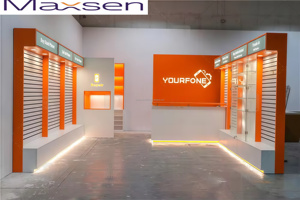 حامل شاشة هاتف محمول قابل للإزالة مع إضاءة LED قابلة لتعديل الارتفاع للتصميم - Product Image 2