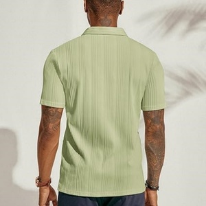 Men's Short-Sleeve Golf Polo <b>Shirts</b> 3-Button Quick Dry Polo Athletic Casual <b>Collared</b> <b>T</b>-<b>Shirt</b> - Product Image 4