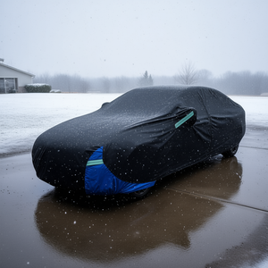 Funda Completa para Auto 178-185, Ajuste Universal, Impermeable, Protección Contra Sol, Lluvia y Nieve, para Exteriores, Todo Clima, Funda Mate de PEVA para Sedán - Product Image 2