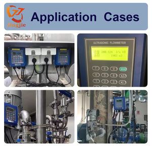 Jingjie OEM DN15-DN6000 Hoge Nauwkeurigheid 1% Plug-in Klem-op Ultrasone Debietmeter Vloeistof Water Olie Digitaal Wandmontage IP67 - Product Image 5