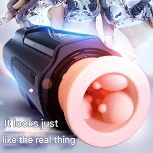 Leten Thunder Gun King Erwachsenen-Sexspielzeug Vollautomatische Teleskop-Männerpistole Männliche <span class=keywords><strong>Masturbation</strong></span> Sprachaktivierung für Erwachsene - Product Image 3