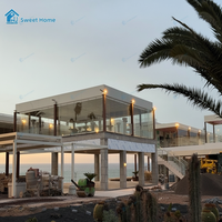Pergola extérieure réglable Sweet Home Garden, pergola moderne bioclimatique en aluminium sur mesure, motorisée, étanche, certifiée CE