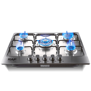 Piano Cottura a Gas Integrato RAF con 5 Bruciatori, Pannello in Acciaio Inox e Potenza Uniforme, Progettato per una Cucina Domestica Multiuso Efficiente - Product Image 2