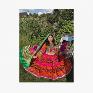 High Quality Solid Color Afghani Salwar Kameez <b>for</b> Women <b>Long</b> Sleeve Neck Embroidery <b>Dress</b> <b>for</b> <b>Eid</b> and Parties - Product Image 1