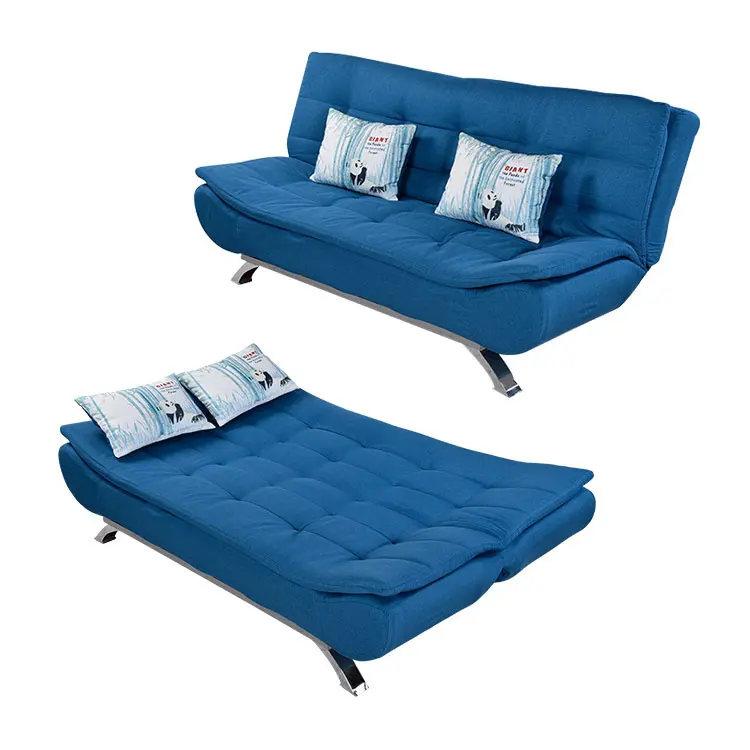 Espuma de memória de alta qualidade, design moderno, futon tufted dobrável, pequeno, dois ou três, 2 ou 3 assentos, sofá de dormir, cama