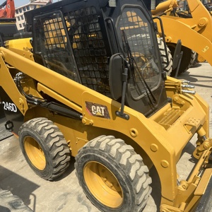 Cat 246D 95% New Original Caterpillar Cat 246D Secondhand Mini Skid Steer Loader Cheap Price Used 4x4 <b>Wheel</b> Drive <b>Small</b> Loader - Product Image 6