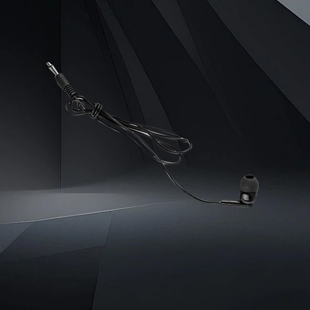Low Price Cheap Wired 3.5Mm Single Side In-Ear Earphone Mono Earphone One Ear Earphone Wired Airline Headphones for Tour Bus