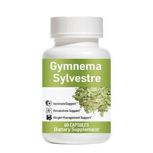 Capsules de Gymnema <span class=keywords><strong>Sylvestre</strong></span> : Extrait Herbal, Chrome, Métabolisme, Gestion du Poids, Énergie, Bien-être, Formule Végétalienne OEM ODM Quotidienne - Product Image 2