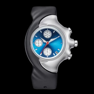 <span class=keywords><strong>Montre</strong></span> Chronographe Vintage Élégante pour Homme, Boîtier en Acier Inoxydable 40mm, Bracelet en Silicone 22mm, Mouvement Quartz, Verre Anti-Rayures, Étanche - Product Image 5