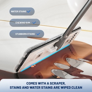 Grande pulizia del pavimento da <span class=keywords><strong>50cm</strong></span> 360 magico mocio piatto bagnato e asciutto uso a mano senza <span class=keywords><strong>Mop</strong></span> con strizzatore Set di mocio piatto in microfibra con secchio - Product Image 6