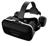 Lunettes de réalité virtuelle 3D SHINECON pour jeux VR, lunettes intelligentes immersives pour téléphone portable avec microphone, contrôle tactile, IPX-4