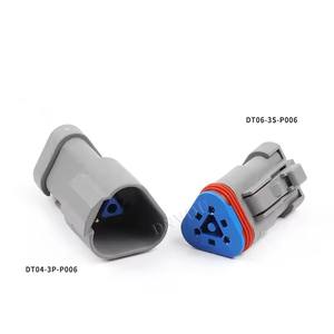 Connecteur DT06-3S-P006 J1939 avec borne 120 ohm résistance AT06-3S-RJ120 Dechi enfichable - Product Image 1