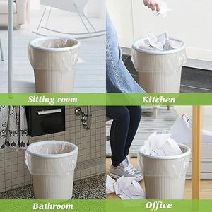 Huamaohengchun 3 Gallon 150 Counts Small Trash Bags Garbage Bags, Bathroom Trash Can Bin Liners, Small Plastic Bags - Product Image 5