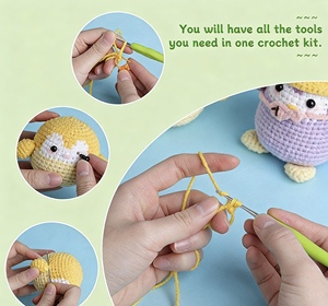 Hermosos Osos de Peluche <span class=keywords><strong>Amigurumi</strong></span> Personalizados, Muñecos de Peluche Hechos <span class=keywords><strong>a</strong></span> Mano, Estilo Hada, ODM con Embalaje en Bolsa OPP - Product Image 6