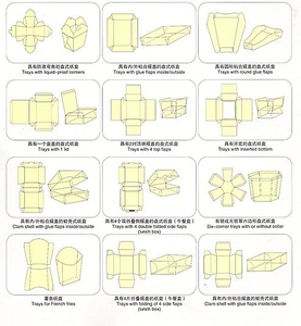 고속 자동 햄버거 일회용 종이 도시락 제조 기계 판지 건립 성형 도시락 만들기 기계 - Product Image 5