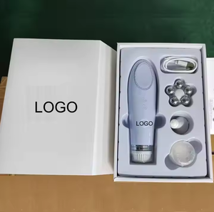 Cepillo de Limpieza Facial Eléctrico de 360 Grados, Kit de Cepillo Facial Multifunción con Función de Masaje, Material de Silicona, Batería - Product Image 1