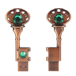 Tùy Chỉnh Thời Trang Mini Kim Loại Tùy Chỉnh USB 2.0/3.0 Ổ Đĩa Flash Món Quà Sáng Tạo Bút-Hình U Đĩa Key 1GB/2GB/4GB/8gbbox16GB Pendrive - Product Image 5