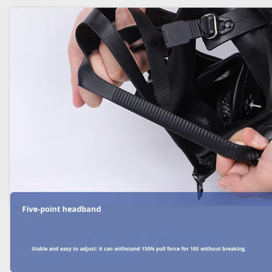 Einweg-Gesichtsmaske mit Breitfeldschutz aus Naturkautschuk, 3-lagig, selbstansaugend, filternd, gegen Staub, giftige Chemikalien - Product Image 4