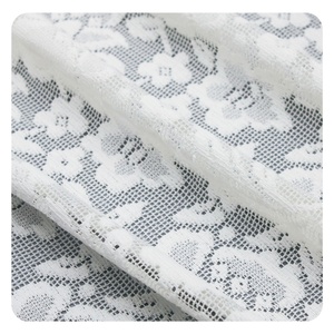 Toptan lüks 100% polyester yumuşak tül çiçek elbise için fransız dantel kumaş - Product Image 1