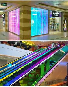 Film de fenêtre en verre dichroïque, PET anti-explosion, isolation thermique, effet arc-en-ciel, teinte changeante, autocollant décoratif irisé - Product Image 4