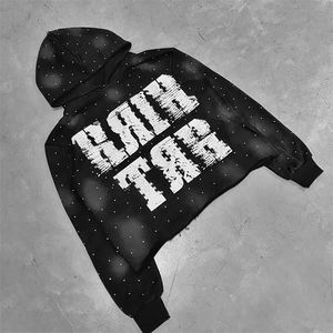 เสื้อฮู้ดผู้ชายผ้าดิบแบบสตรีทแวร์ผ้าฟรินซ์เทอร์รี่กันแดด - Product Image 1