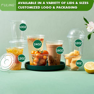 FULING 600er Pack PET Clear <span class=keywords><strong>Plastic</strong></span> Cup 32 Unzen Einweg kaffee Cold Cup für Smoothies - Product Image 4