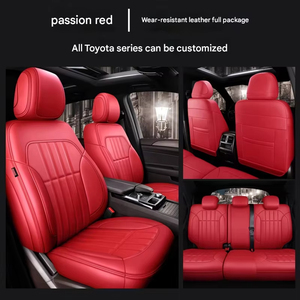 Coprisedili Auto in Pelle Universali Personalizzati OEM, Resistenti alle Macchie, Copertura Completa per Quattro Stagioni, per 5 Posti - Product Image 2