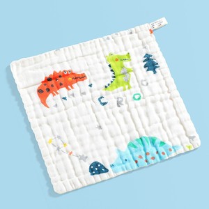 Vente en gros Serviette à salive Mouchoir doux en gaze <span class=keywords><strong>de</strong></span> <span class=keywords><strong>coton</strong></span> absorbante Petites serviettes carrées <span class=keywords><strong>pour</strong></span> bébés - Product Image 5